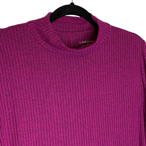 Lane Bryant Swing Collection Ribbed Knit Mock Neck Long Sleeve Hybrid Size 18/20 - Picture 8 of 10